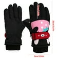 thumbnail image 3 of Fridja 1 Pairs Mittens for 5-8 Years Old Kids Toddler Boys Girls Waterproof Warm Snow Ski Gloves, 3 of 9