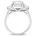 thumbnail image 4 of Everly Women's Created Moissanite Sterling Silver Engagement Ring, 4 of 8