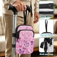 thumbnail image 5 of COEQINE Crutch Bag for Women, Elbow Crutch Pouch Pink Butterfly Print Broken Leg Crutch Bag, Walking Cane Bag, Forearm Crutch Attachment, Lightweight, for Adults Elderly, 5 of 7
