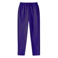 thumbnail image 4 of zaveiop Womens Straight Leg Clearance Sale Sweatpants,Winter Fleece Lined Warm Lightweight Sweatpants Casual Elastic High Waist Trousers (Purple, S), 4 of 4