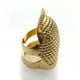 thumbnail image 4 of Yuarrent Anillo protector de latón para dedal, para trabajo manual, accesorios artesanales hechos a mano para el hogar, profesional, chapado en oro Chapado en oro METRO 10piezas Yuarrent CBP212655, 4 of 5