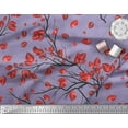 thumbnail image 3 of Soimoi polyester Crepe Fabric Branch & Leaves Artistic Print Fabric by Yard 52 Inch Wide, 3 of 3