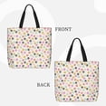 thumbnail image 2 of Pofeuu Dandelion Floral Print Tote Bag for Women,Hobo HandBags with Zipper,Large Capacity Casual Shoulder Handbags with Inner Pockets, 2 of 7