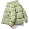 thumbnail image 3 of LinYooLi Women's Lightweight Puffer Jacket Long Sleeve Stand Collar Full-Zip Down Jacket for Winter, 3 of 3