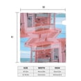 thumbnail image 4 of Salouo Pastel Pink Beach Cafe for Magnetic Mailbox Covers Waterproof Post Box Cover Post Letter Box Cover Post Box Cover Home Decor for Garden/Yard /Farmhouse-25.5x21 in, 4 of 8