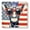 Color2585, variant on High Precision Body Weight Scale Smart Bathroom Scales with Large LCD Display(400lbs),Decorative for Bedroom-Giraffe Wearing Red Glasses In Front Of American Flag
