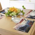 thumbnail image 4 of Ambesonne Beach Place Mats Set of 4, Poppy Carnations Spring, Standard Size, Multicolor, 4 of 6