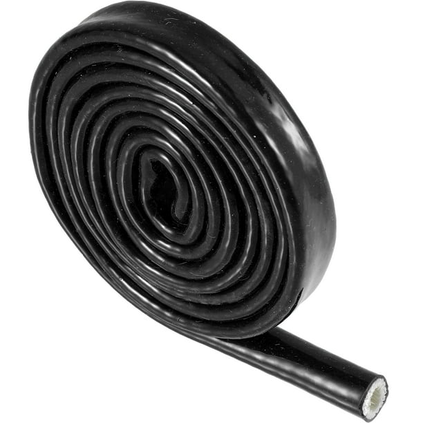 5/16" ID 5ft Heat Shielded Fire Sleeve Silicone Coated Fiberglass Tape