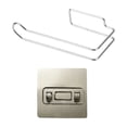 2Pc Paper Towel Holder, No Drill Adhesive Wall Mount, Stainless Steel ...