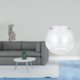 thumbnail image 2 of Estatua De Gato De Resina, Figura Decorativa, Escultura De Animal Para Entrada, Estantería, Sala De Estar, Dormitorio Con Pecera Pequeña Transparente, Adorno Para El Hogar, Pecera DIY,, 2 of 8