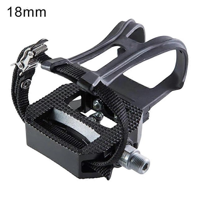 Spin Exercise Bike Pedals Pedal for Clipless Toe Cage and Strap Shoes Indoor Cycling Heavy Duty 9/16 Inch Thread Fitness Bicycle