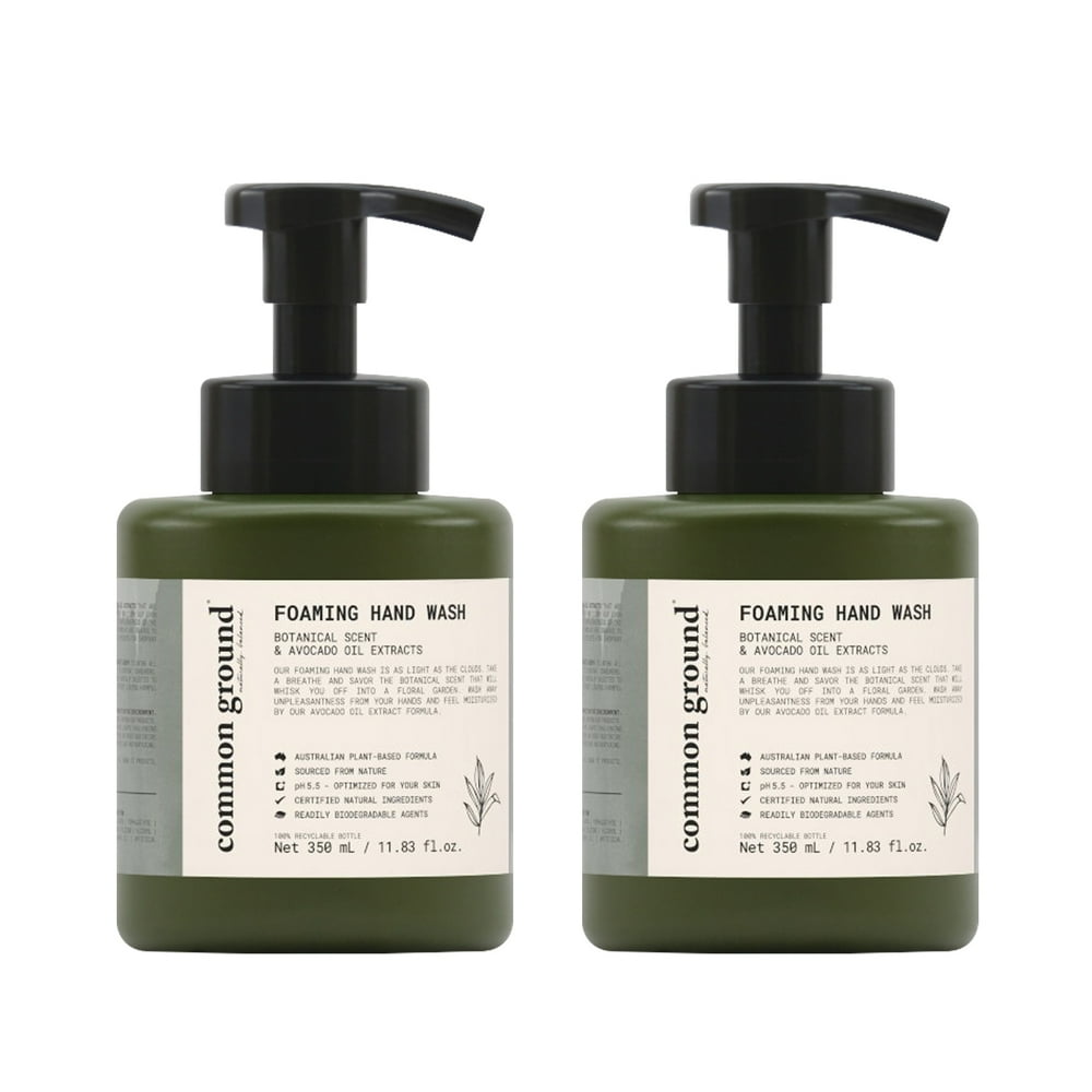 Common Ground Natural Foaming Hand Wash Soap, Paraben and Cruelty Free