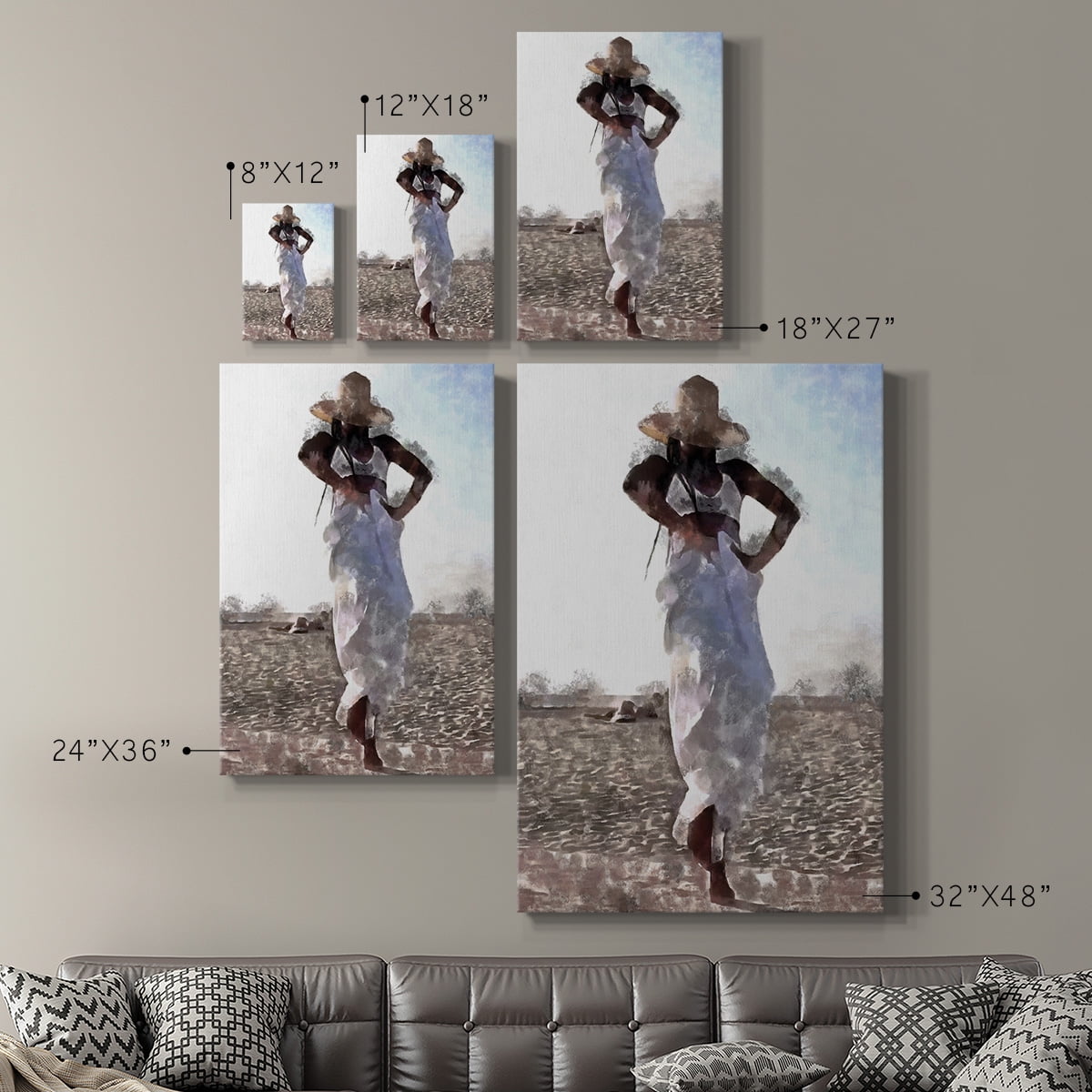 Her Dance I Premium Gallery Wrapped Canvas - Ready to Hang