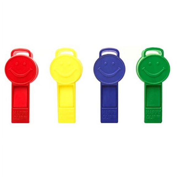 9-gram Happy Clip - Primary-Plus Assorted Balloon Weight Clip - 100 pcs