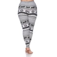 thumbnail image 4 of White Mark Women's Holiday Print Leggings, 4 of 5