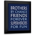 thumbnail image 1 of Robinson, Tamara 15x18 Black Modern Framed Museum Art Print Titled - Brothers Superhero, 1 of 5