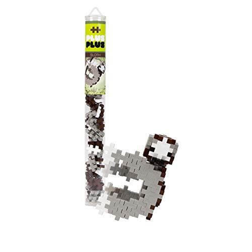 PLUS PLUS - Mini Tube Créateur - Sloth - 70 Pcs, Jouet de Construction Stem, Blocs de Casse-Tête Miniatures Emboîtables pour Enfants