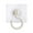 White, variant on 360 Rotating Nail- Non-marking Ceiling Hook Punching Large Mosquito Net Curtain Hook Household Viscose(One Size,White)