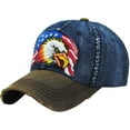 thumbnail image 1 of AMERICAN EAGLE MEDIUM DENIM VINTAGE BALL CAP, 1 of 3