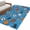 Blue, variant on Navy Blue Sports Bathroom Rug Washable 2x3 Entryway Rug Non Slip Football Basketball Rugby Baseball Front Door Mat Low Pile Indoor Doormat Throw Floor Carpet for Kitchen Bedroom Entrance