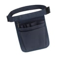 thumbnail image 4 of Riñonera de enfermera, bolsa de herramientas portátil, bolsa médica con múltiples compartimentos azul, 4 of 9