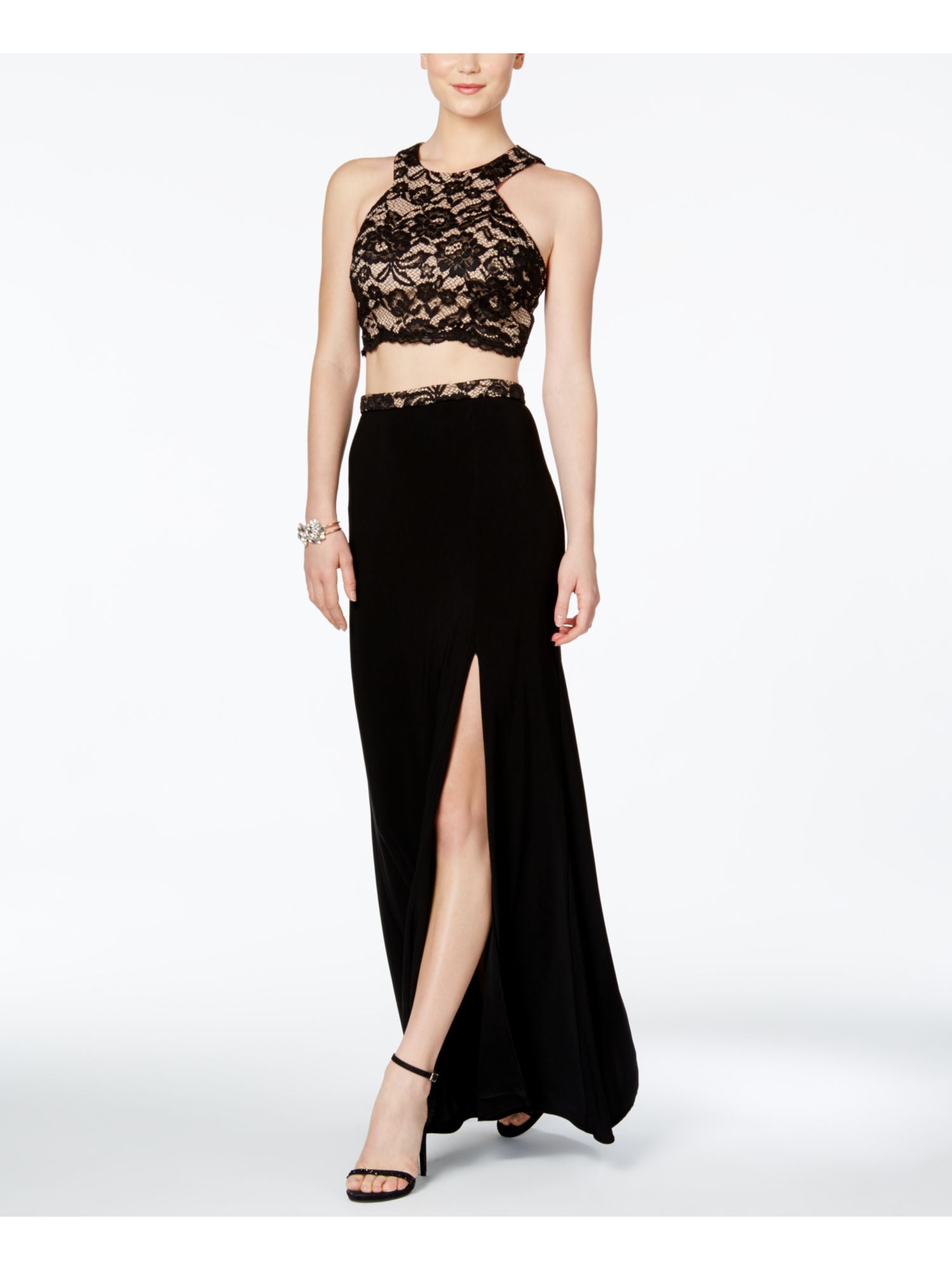 formal lace crop top