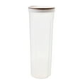 thumbnail image 2 of leaveforme 1Pcs PP Tall Food Storage Spaghetti Noodle Pasta Container with Locking Lid Clear Dry Food Keeper Canister Cereal Crisper Box, 2 of 8