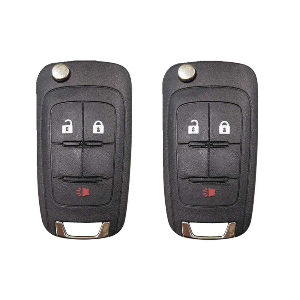KAWIHEN Leather Smart Remote Key Fob Case Holder Cover For 2010 2011 2012 2013 2014 2015 2016 2017 Chevrolet Equinox Sonic GMC Terrain OHT01060512 AVL-B01T1AC 20835402（black） 