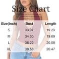thumbnail image 3 of Women Halter Deep V Neck Backless Crop Tank Top Open Back Sleeveless Slim Fit Y2k Summer Tops, 3 of 5