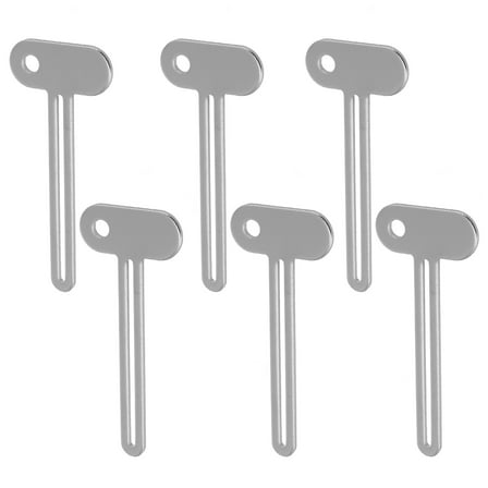 Niceauty 6Pcs Durable Metal Tube Squeezer Tool for Salon and Bathroom Use
