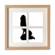 thumbnail image 1 of Marco de pared Unbranded arrodillarse silueta 4 aperturas, 1 of 4