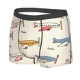 thumbnail image 2 of Naloa Striped Vintage Planes Print Mens Underwear - Boxers for Men, Classic Briefs for Men, 2 of 9