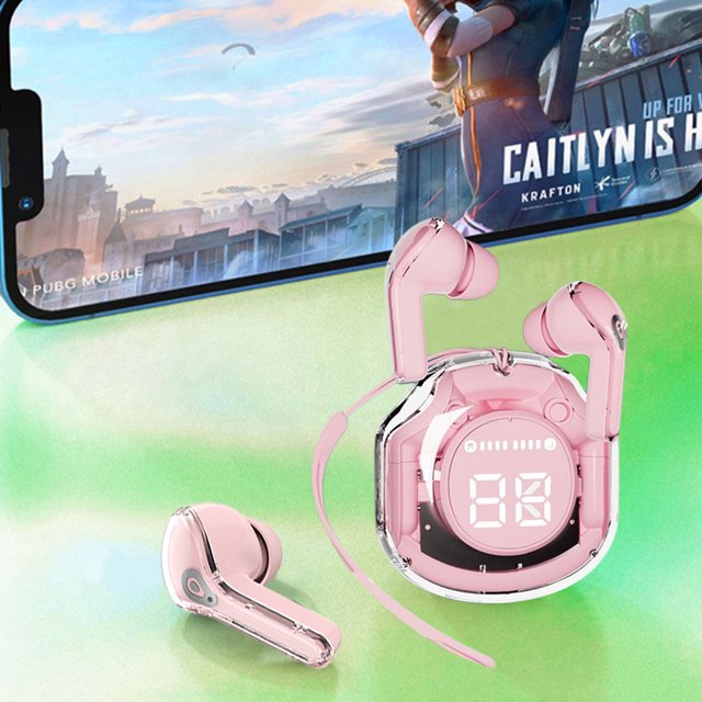 Auriculares inalámbricos TWS compatibles con Bluetooth 5.3 con reducción de ruido (negro)