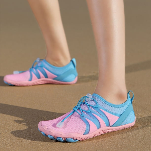 Aqua Shoes Transpirable Trekking Zapatos de vadeo Natación Zapatos de playa para caminatas en el lago FLhrweasw Nuevo