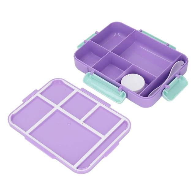 Fiambrera para Niones, Contenedor de Almuerzo Portátil para Niños, Fiambrera Segura para Microonda Con utensilios, Diseñada para ser portátil y fácil de transporte,