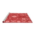 thumbnail image 2 of Ahgly Company Machine Washable Indoor Rectangle Abstract Red Modern Area Rugs, 5' x 7', 2 of 4