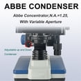 thumbnail image 4 of Kit De Microscopio Binocular, Microscopio Binocular Compuesto Ocular Gran Angular AC85-240V Para Laboratorio, 4 of 7