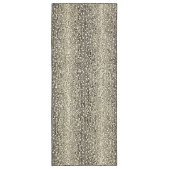 Mohawk Home Gazelle Skin Outdoor Area Rug, Light Grey, 2' 6" x 6'