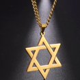 thumbnail image 6 of Stainless Steel Star of David Pendant Necklace, 6 of 6