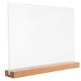 thumbnail image 1 of RUNROTOO Table Sign Holders Clear ABS Information Display for Exhibition 1Pcs, 1 of 4