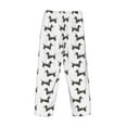 thumbnail image 5 of Goofa Dachshund Dog Puppy Printed Soft Pajama Pants for Men, Wide Leg Comfy Casual Lounge Yoga Pants-Small, 5 of 9