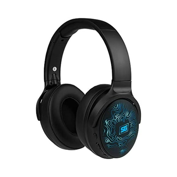 Diadema Vorago HPB-401 Bluetooth 5.3 Micro SD 3.5MM Color Negro LED