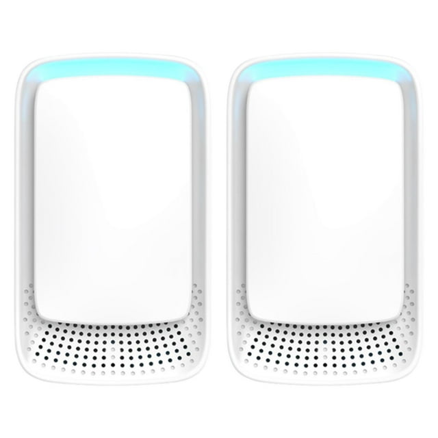 Purificador de aire iónico de 2 piezas para el hogar, filtro de aire, ionizadores de aire tranquilos portátiles enchufe para el polvo de humo olor a