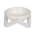 thumbnail image 4 of Cuenco para gatos Yuyangstore Cuenco de cerámica Blanco Cuenco de gatos alimentador de agua ajustable, 4 of 8