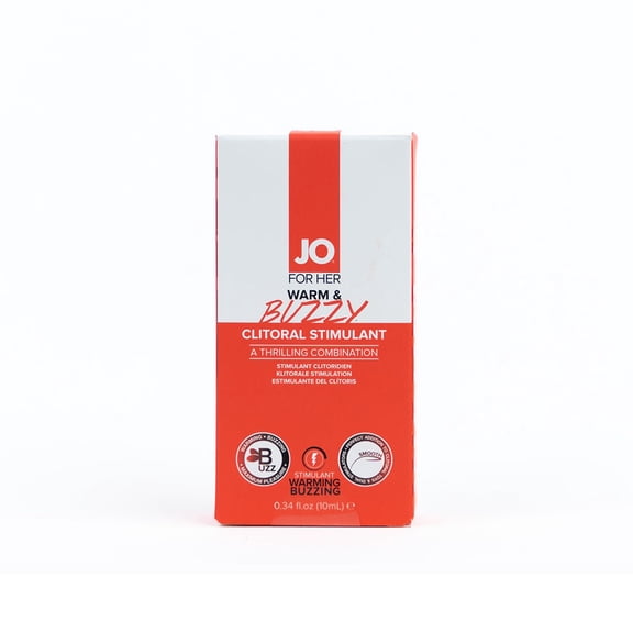 JO Warm & Buzzy Clitoral Stimulant 0.34 oz.
