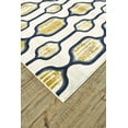 thumbnail image 3 of Feizy Brixton Modern Geometric, Ivory/Yellow/Blue, 8' x 11' Area Rug Easy Care Stain Resistant Fade Resistant Bohemian & Eclectic Abstract Design Carpet for Living Dining Bed Room, 3 of 4