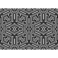 thumbnail image 1 of Ahgly Company Indoor Rectangle Patterned Gray Cloud Gray Area Rugs, 7' x 10', 1 of 6