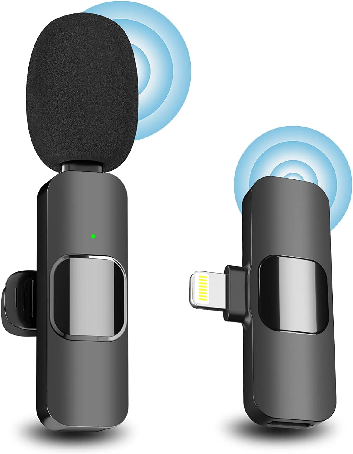 Wireless Microphone for iPhone iPad, Mini Microphone, Wireless