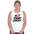 thumbnail image 3 of Not Today Breast Cancer Awareness BCA Womens Plus Size Graphic Tank Top Brisco Brands 3X, 3 of 5