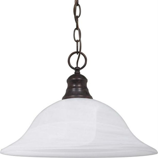 Nuvo Lighting 60-391 1 Light - 16 in. - Pendant - Alabaster Glass
